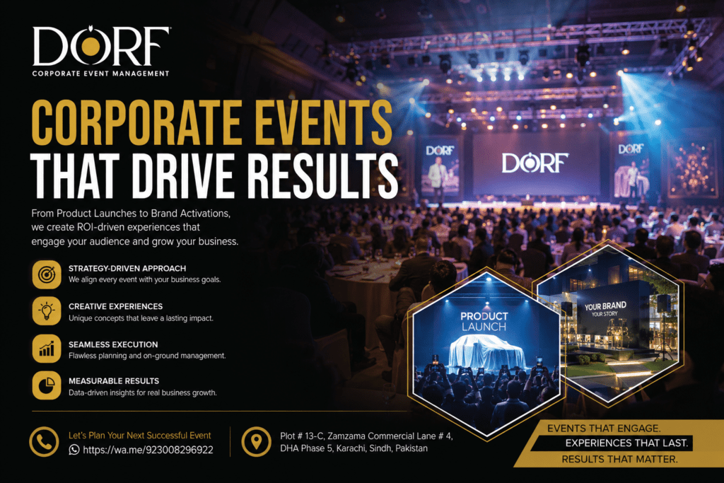 Corporate event planning